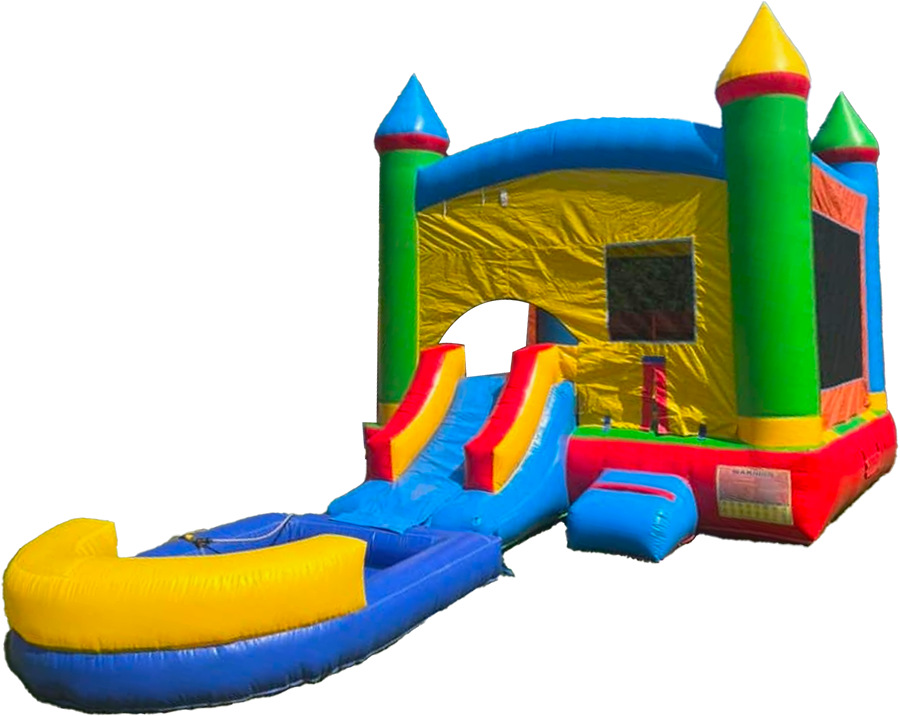 Multicolored Bounce house