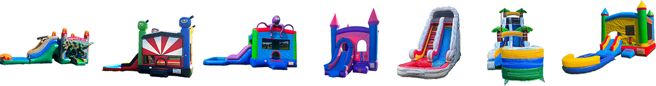 Bounce Houses In A Row