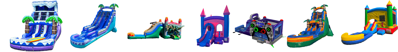 row-bounce-houses-2-3 Bounce Houses